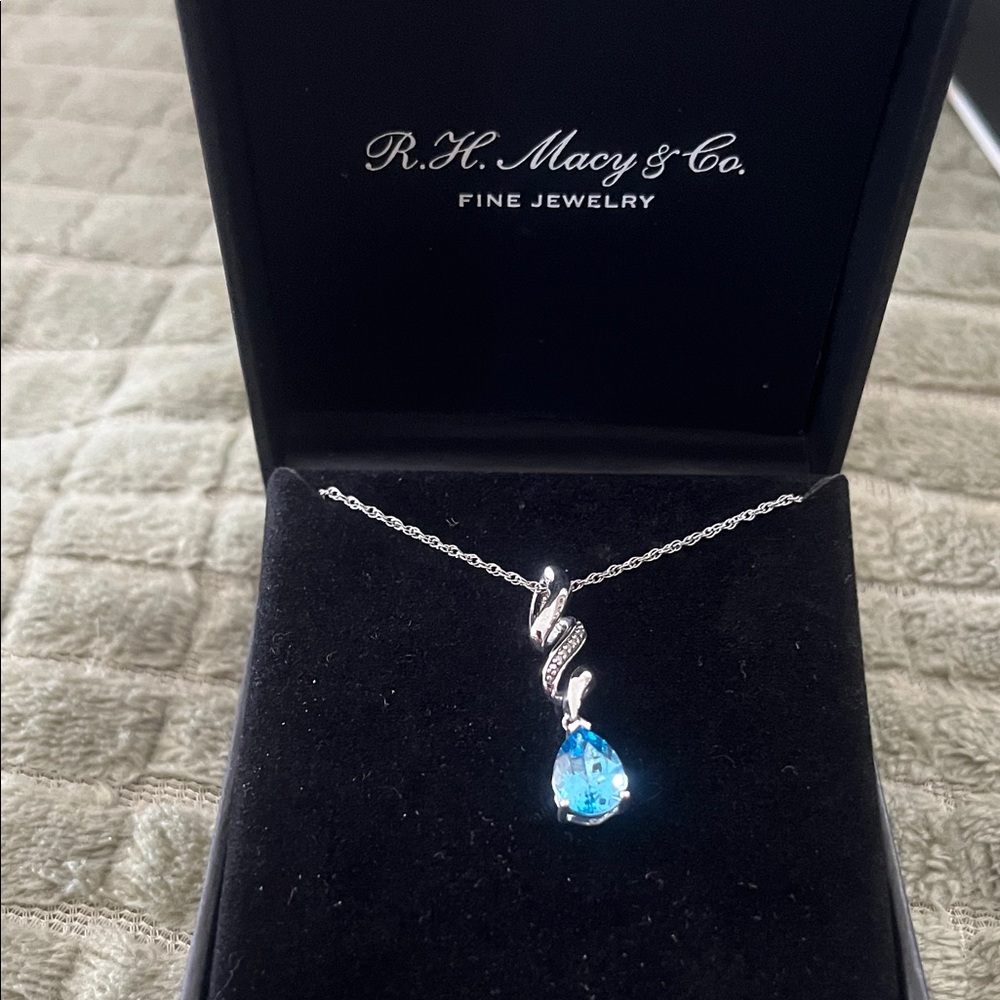 Blue Gemstone Necklace